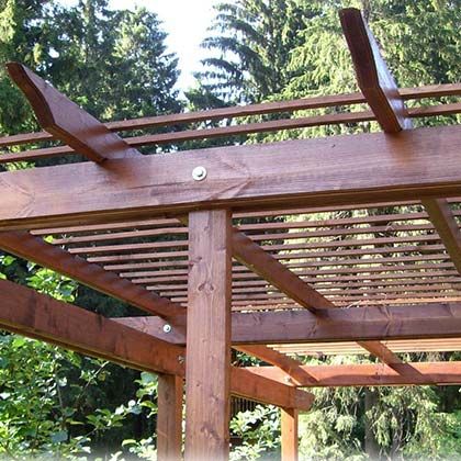 Pergola roof elements