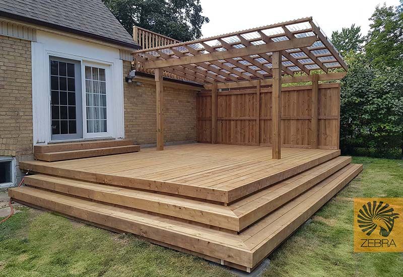 Deck gates, deck stairs, deck steps