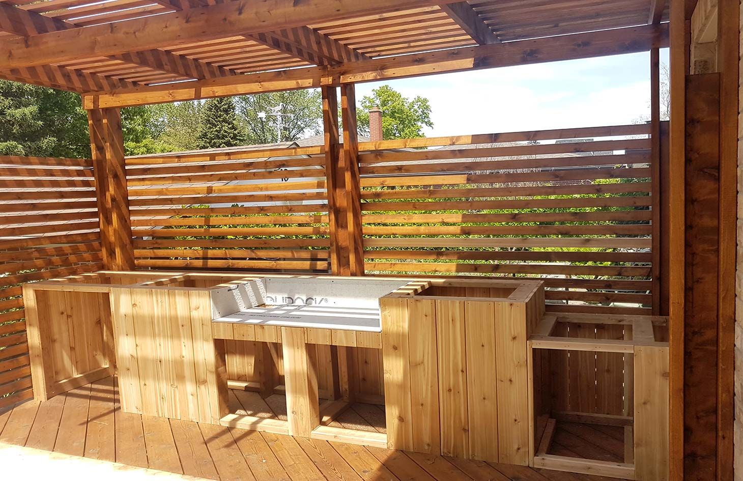 Outdoor kitchen